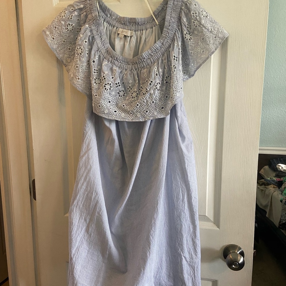 Loft 100% cotton dress